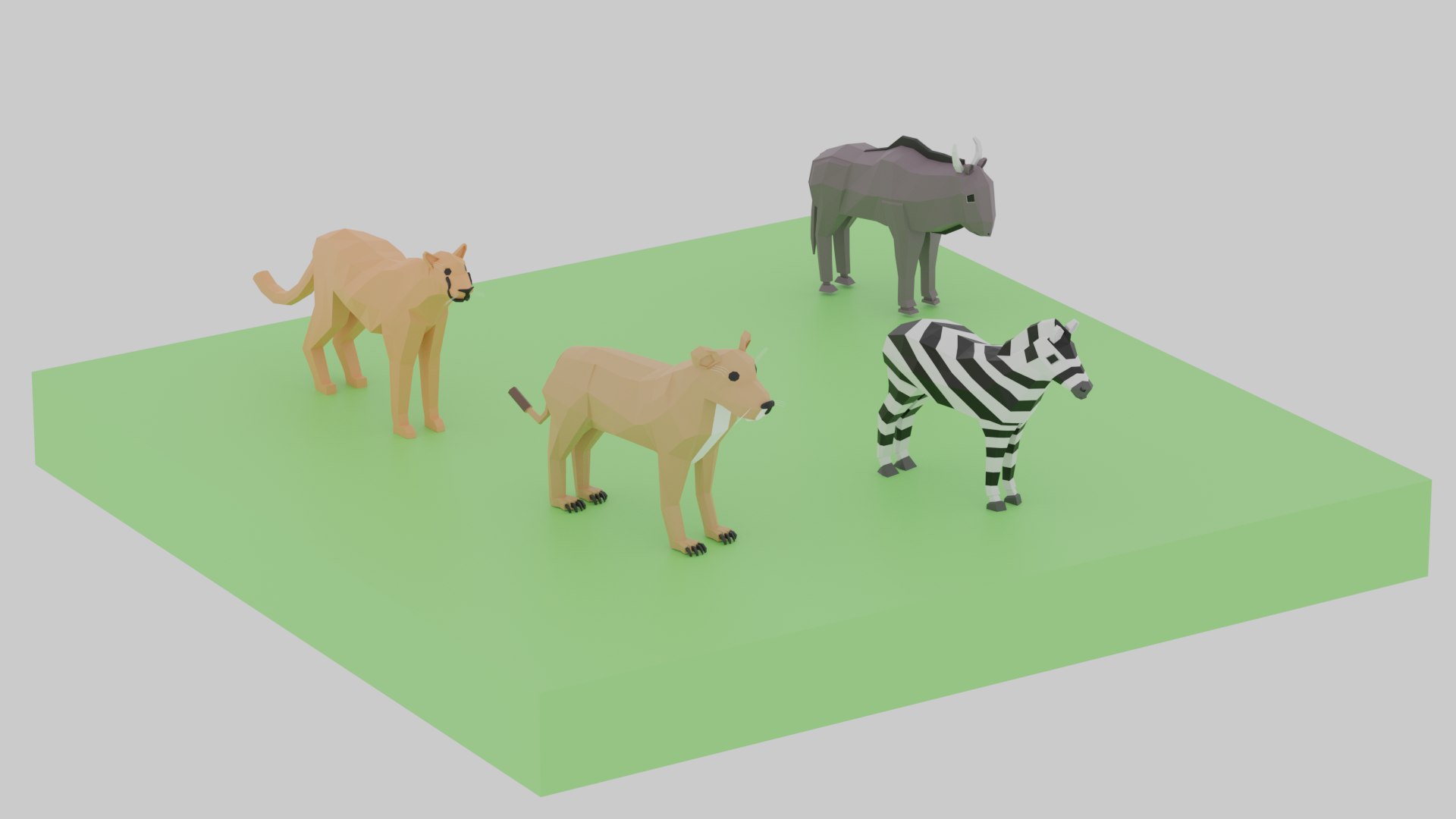 3D Cartoon LowPoly African Animals Collection model https://p.turbosquid.com/ts-thumb/pU/IXMN2O/d3/a_06/png/1704357405/1920x1080/fit_q87/4d5b815f26ea5a6e42948501663a6ee9c31332b6/a_06.jpg