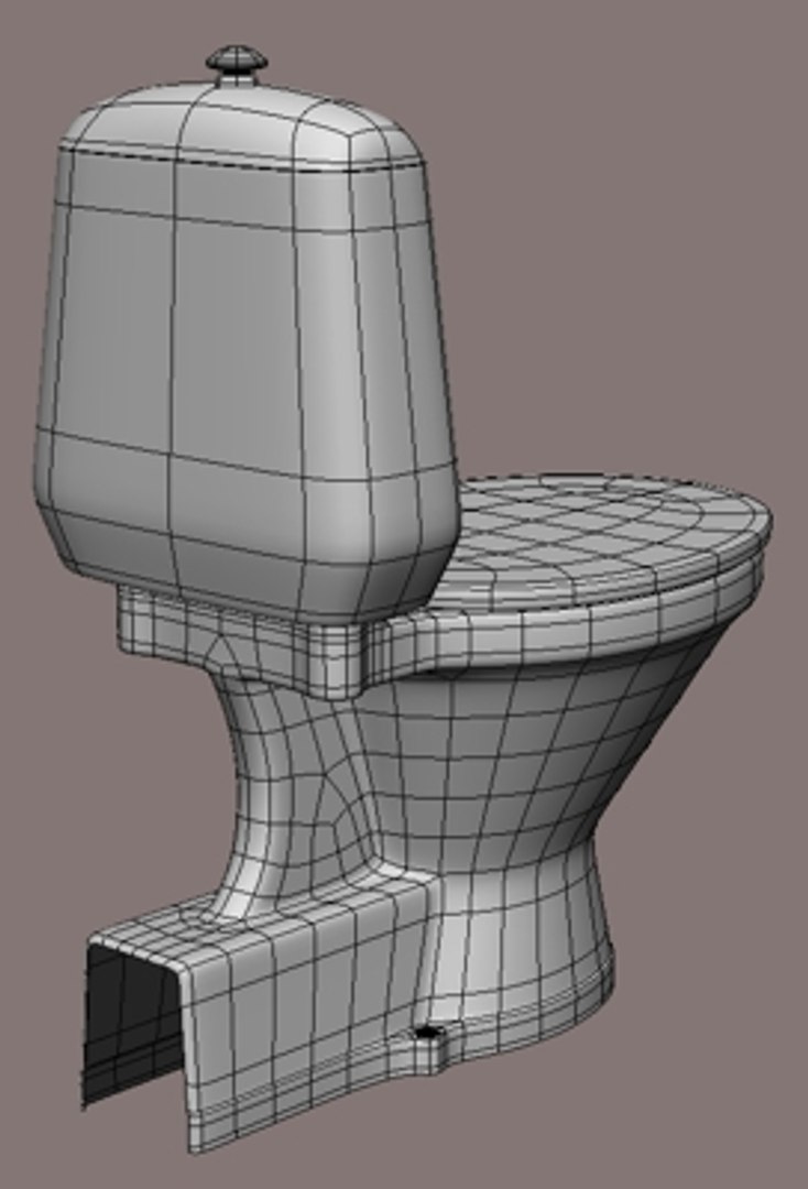 Toilet 3d Max