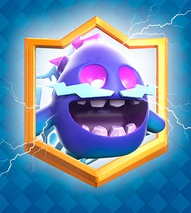 3D Clash Royale Electro Spirit Card model