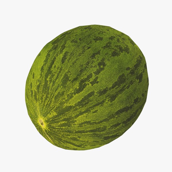 Santa Claus Melon - Real-Time 3D Scanned 3D model