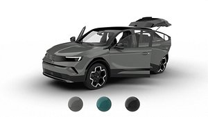 3D Opel Mokka Hybrid 2025 HQ 3d model model