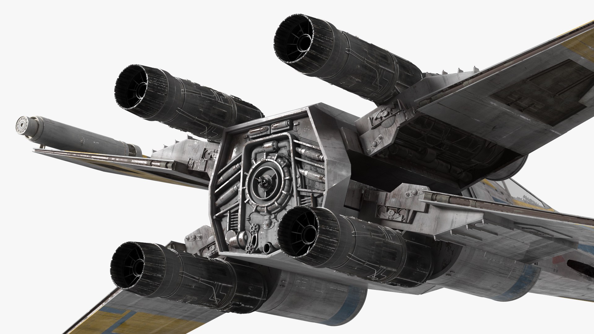 3D model Space Fighter X-Wing Starship with R2-D2 Rigged for Maya https://p.turbosquid.com/ts-thumb/pU/RWTZ84/3d/spacefighterxwingstarshipwithr2d2riggedformayavray3dmodel021/jpg/1729029275/1920x1080/fit_q87/b32bdc779acf8b643f391975c79977be189361bb/spacefighterxwingstarshipwithr2d2riggedformayavray3dmodel021.jpg