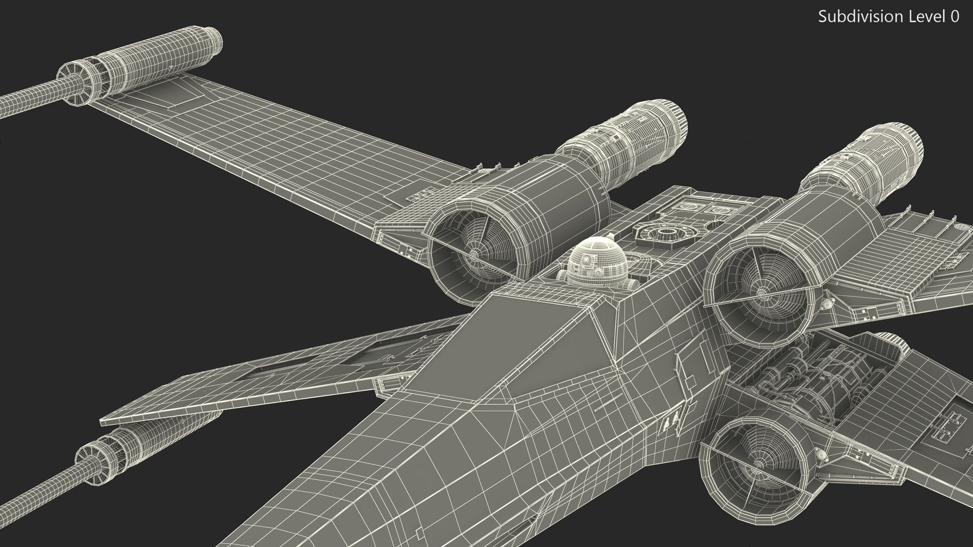 3D model Space Fighter X-Wing Starship with R2-D2 Rigged for Maya https://p.turbosquid.com/ts-thumb/pU/RWTZ84/LE/spacefighterxwingstarshipwithr2d2riggedformayavray3dmodel028/jpg/1729029306/1920x1080/fit_q87/e1ab234332c9f859e428acf21f2c3e732d1461d5/spacefighterxwingstarshipwithr2d2riggedformayavray3dmodel028.jpg