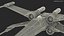 R2-D2 を搭載した宇宙戦闘機 X-Wing スターシップを Maya 用にリギング