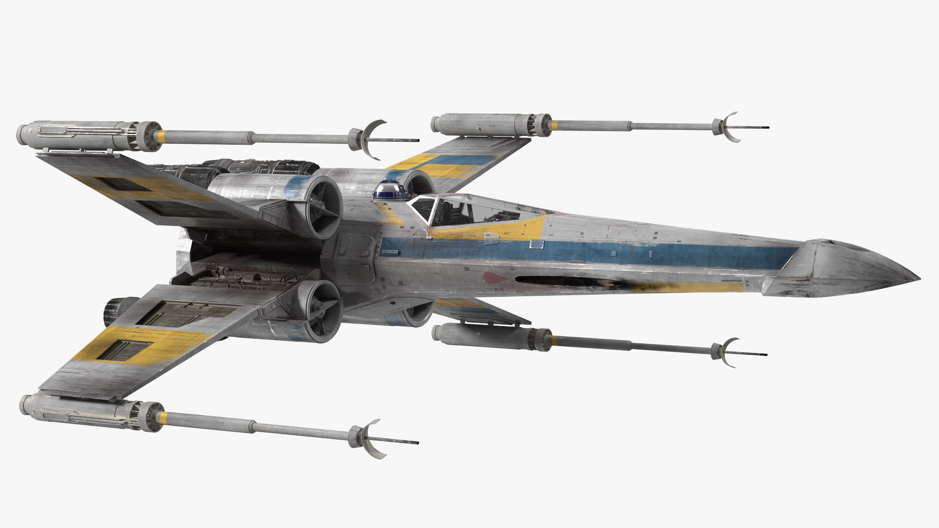 3D model Space Fighter X-Wing Starship with R2-D2 Rigged for Maya https://p.turbosquid.com/ts-thumb/pU/RWTZ84/TZ/spacefighterxwingstarshipwithr2d2riggedformayavray3dmodel016/jpg/1729029253/1920x1080/fit_q87/47c6b51f2984f095bdfb7dda96f7f00f9bf02f9e/spacefighterxwingstarshipwithr2d2riggedformayavray3dmodel016.jpg