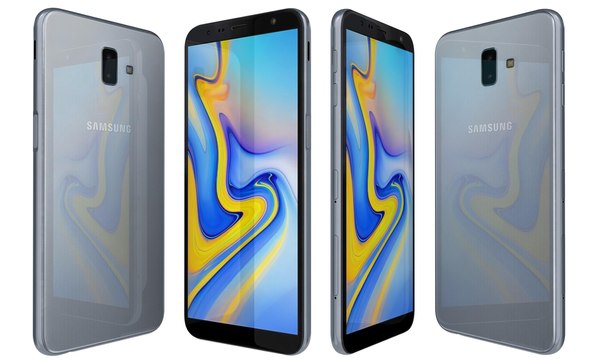 modelo 3d Samsung Galaxy J6 Plus 2018 Silver - TurboSquid 1336508