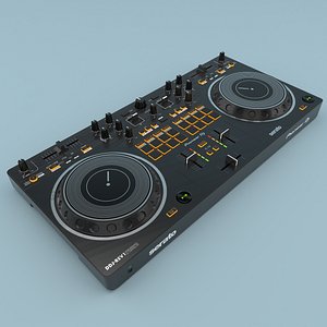 Pioneer DDJ-REV1 DJ controller Black 3D model