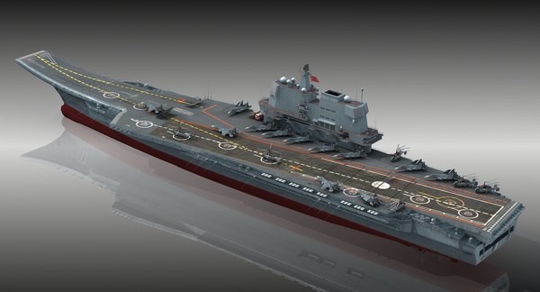 中国の空母CV-17山東省3Dモデル - TurboSquid 1414330