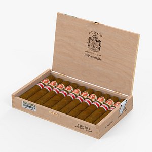 3D model Cuban Cigars Box Punch Short Open