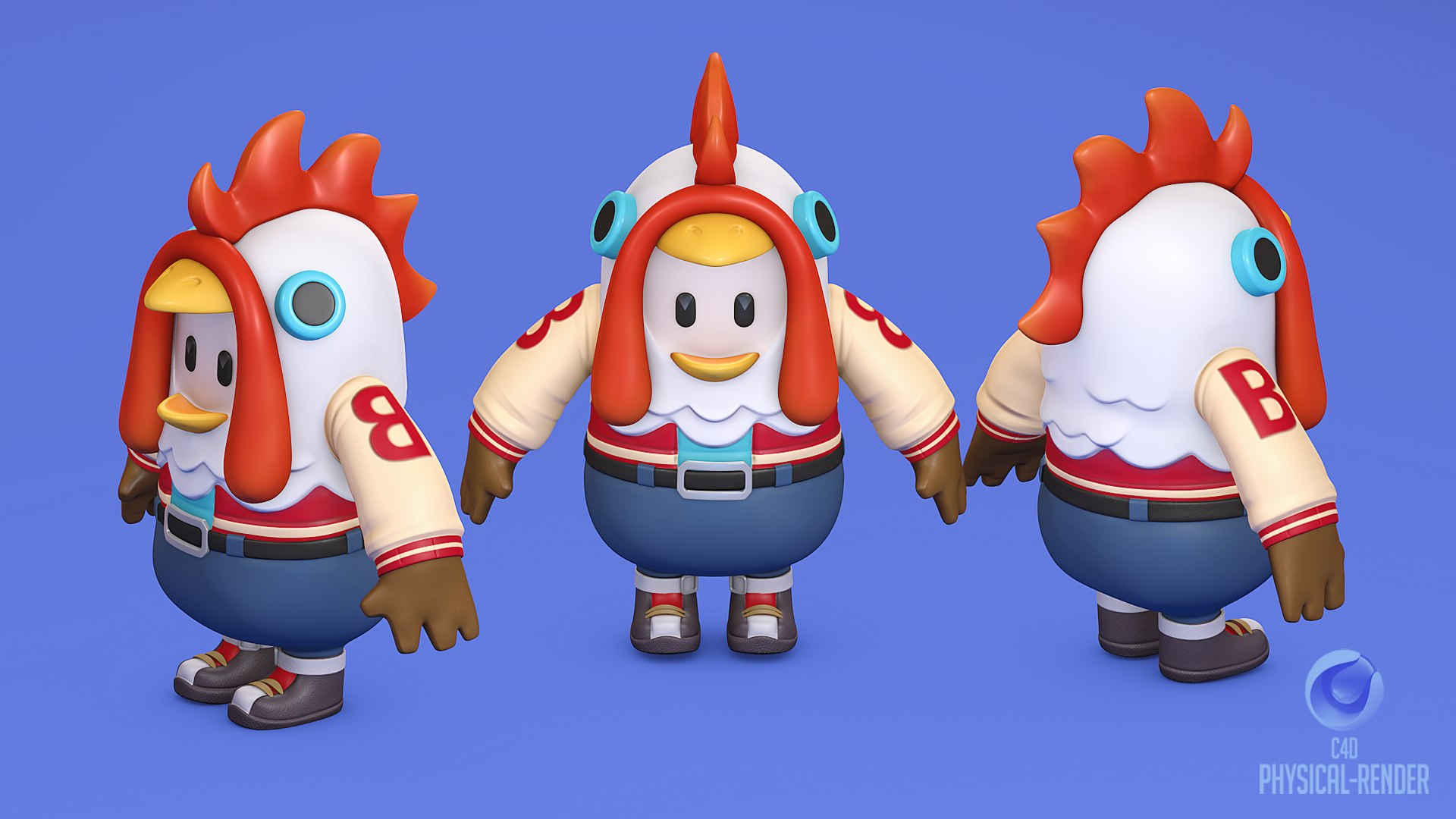 Fall Guys Game Character Collection 3D model - TurboSquid 1939610