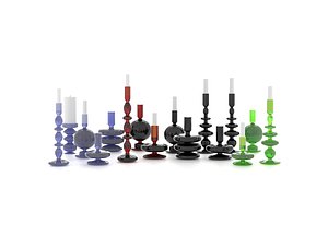 Glass Candelabra Set For Decoration model