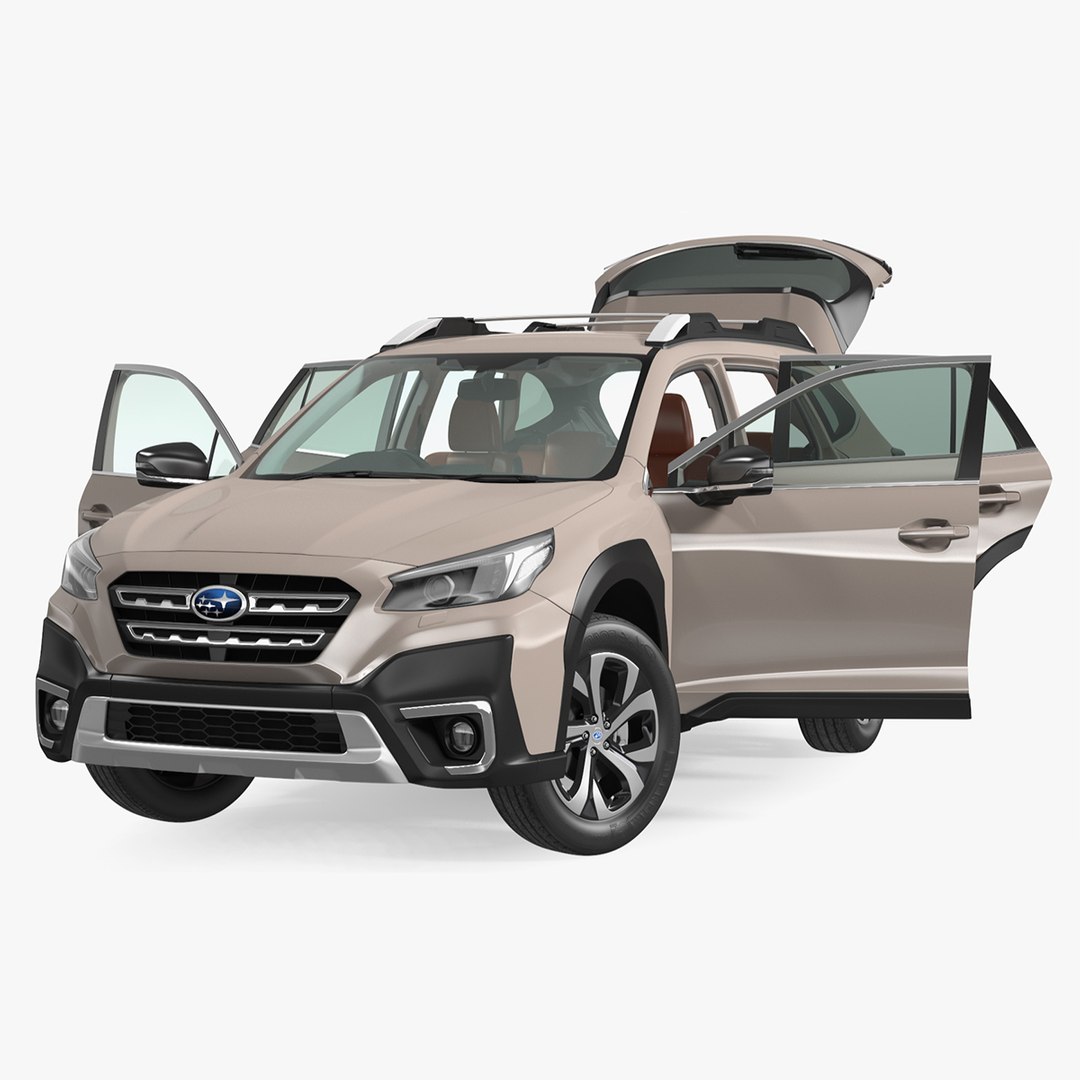 Outback 2021 SUBARU Rigged for Maya 3D model preview