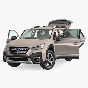 Outback 2021 SUBARU Rigged for Maya