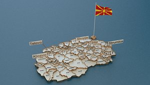 state flag 3D model