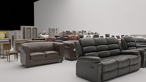 Furniture RE9 Style 3D model