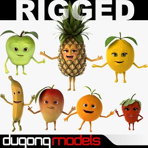 Animated Fruit 3D Models for Download | TurboSquid