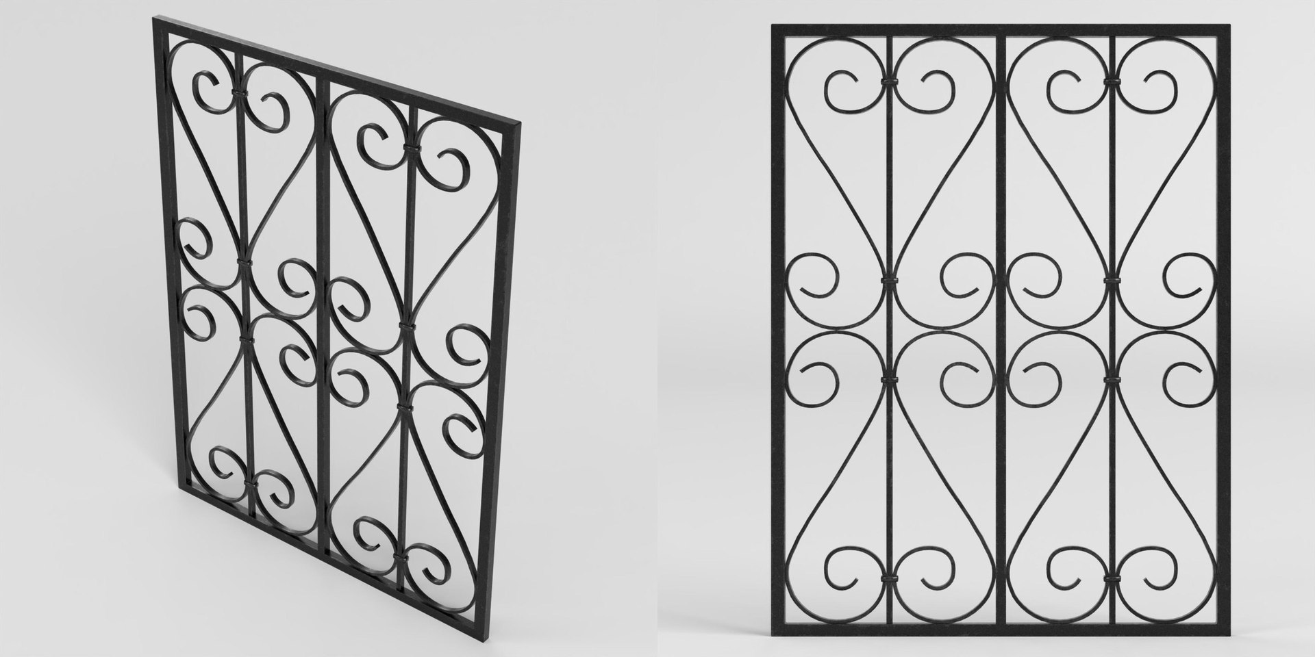 Wrought iron window grille 3D model https://p.turbosquid.com/ts-thumb/pU/mhM1jB/Sy/tswroughtironwindowgrille02/jpg/1752879919/1920x1080/fit_q87/71fb088e659d7d9a3af1bd85b8b0a520b093fc28/tswroughtironwindowgrille02.jpg