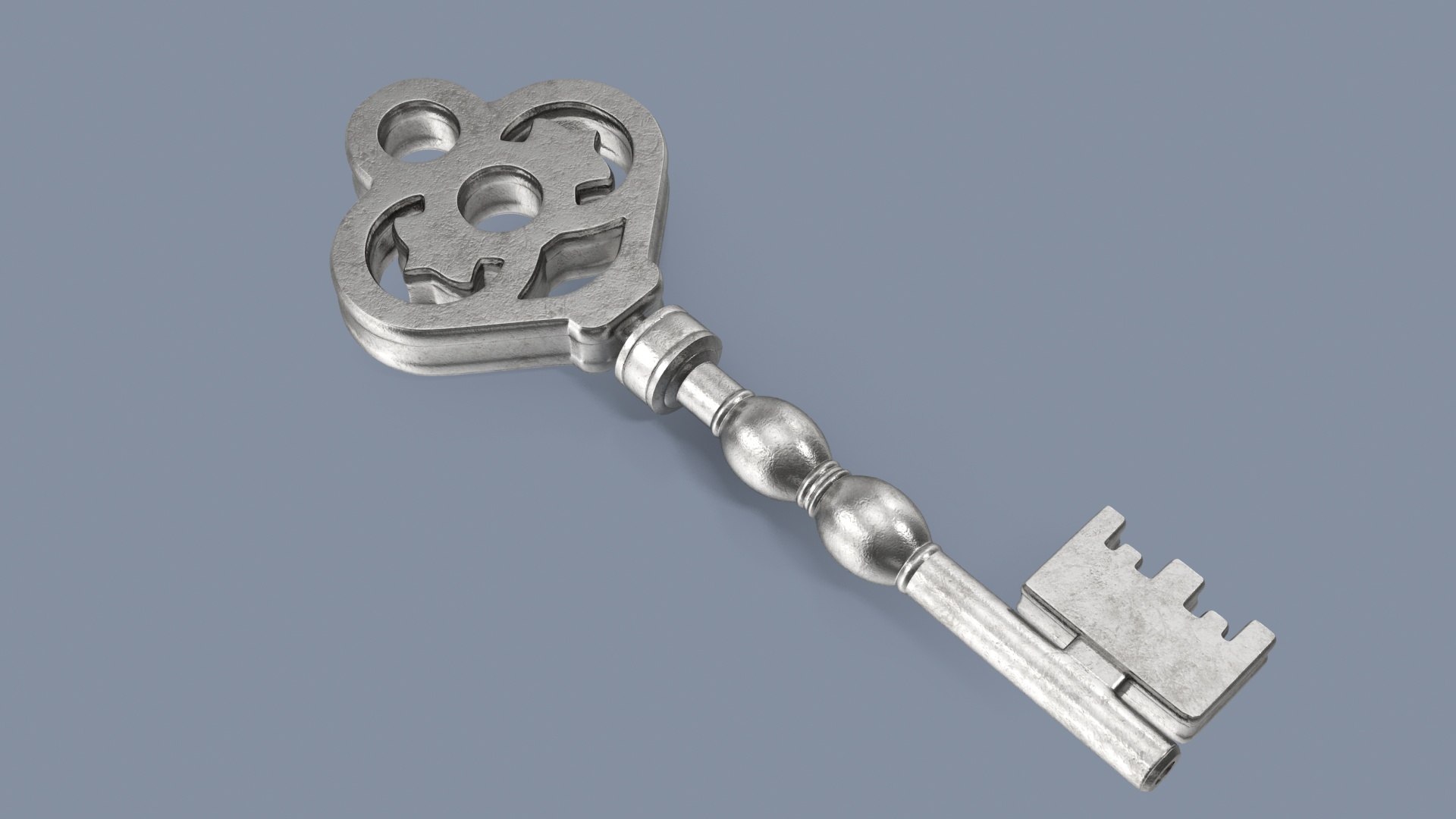 3D Key Silver 03 - TurboSquid 2004719