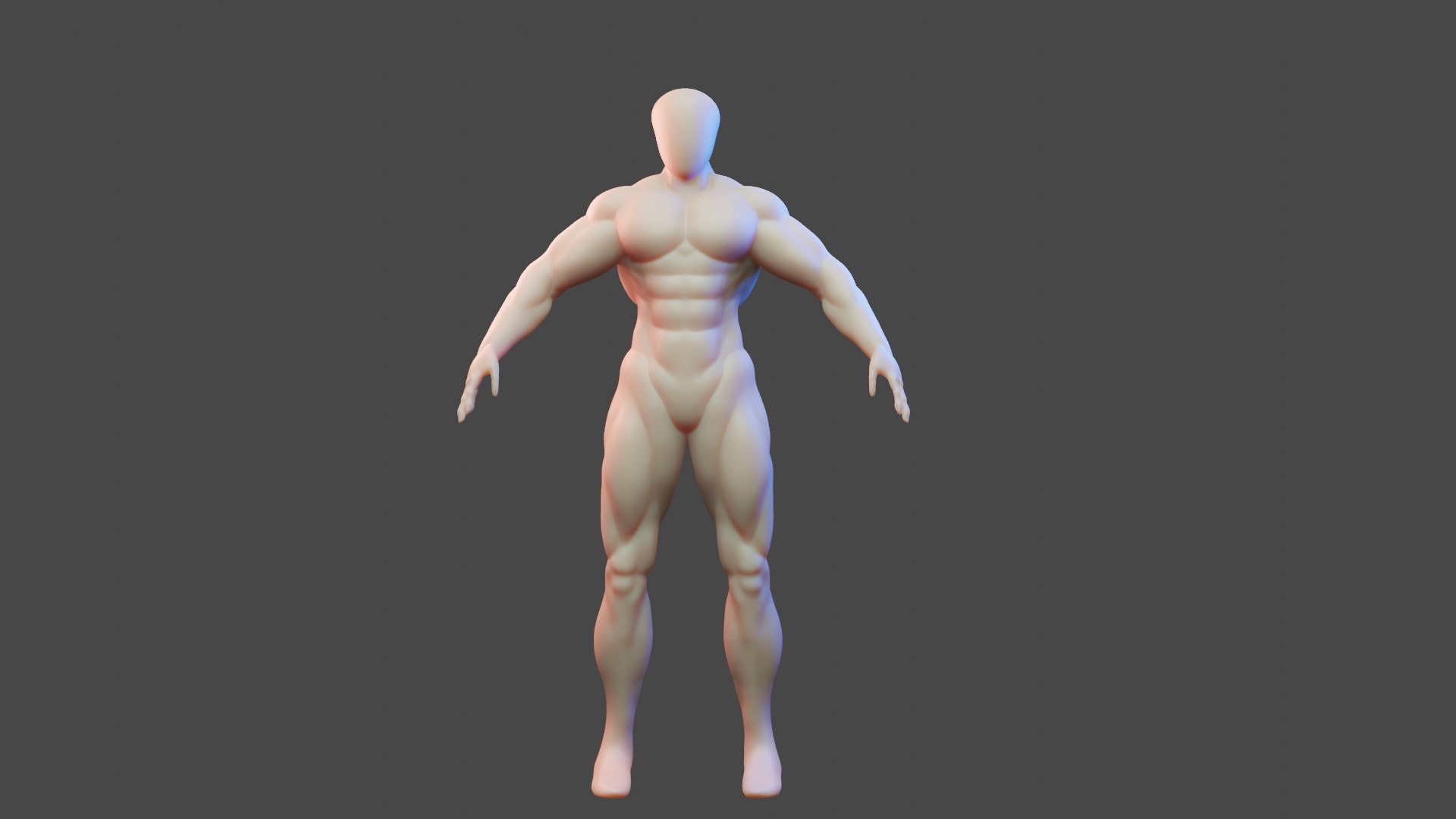 3D Model Humanoid Male Base Mesh For Sculpting - TurboSquid 1967886