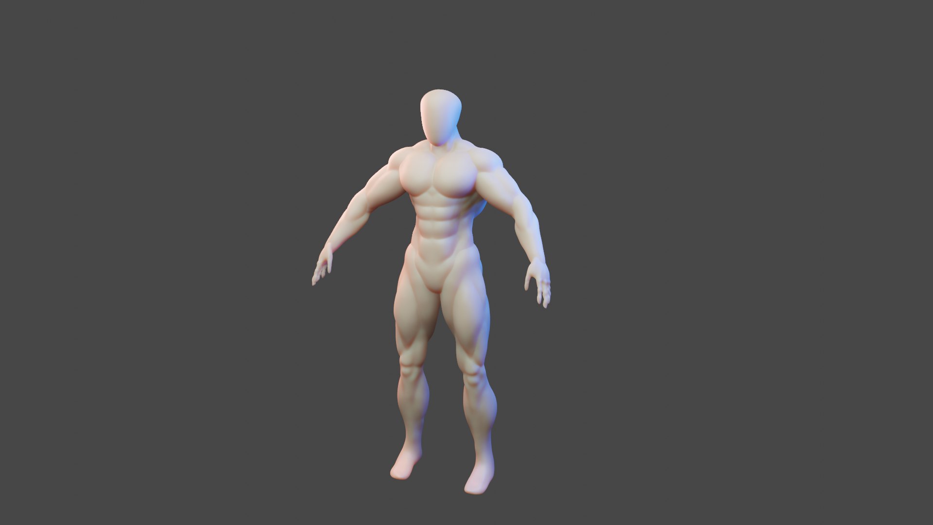 3D Model Humanoid Male Base Mesh For Sculpting - TurboSquid 1967886