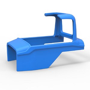 Shell of Vintage Supermodified stock car Version 2 Scale 1 to 25 3D