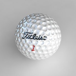 3dsmax golfball golf ball
