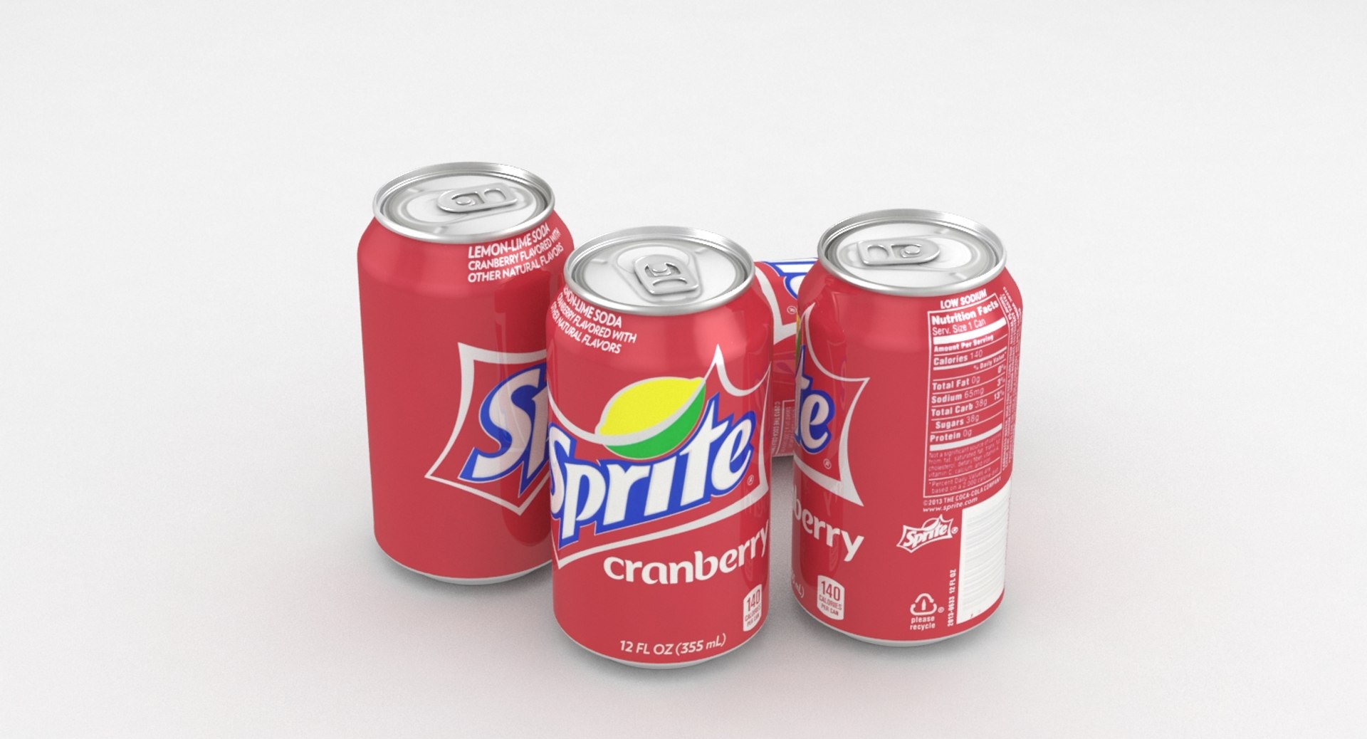 Lata de Bebida 330 ml Sprite Modelo 3D - TurboSquid 1982459