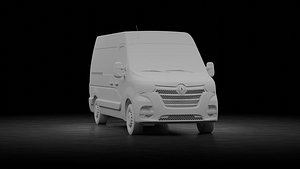 Renault Master Van L2H2 2020 3D model