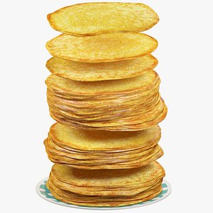 3D pancakes plate