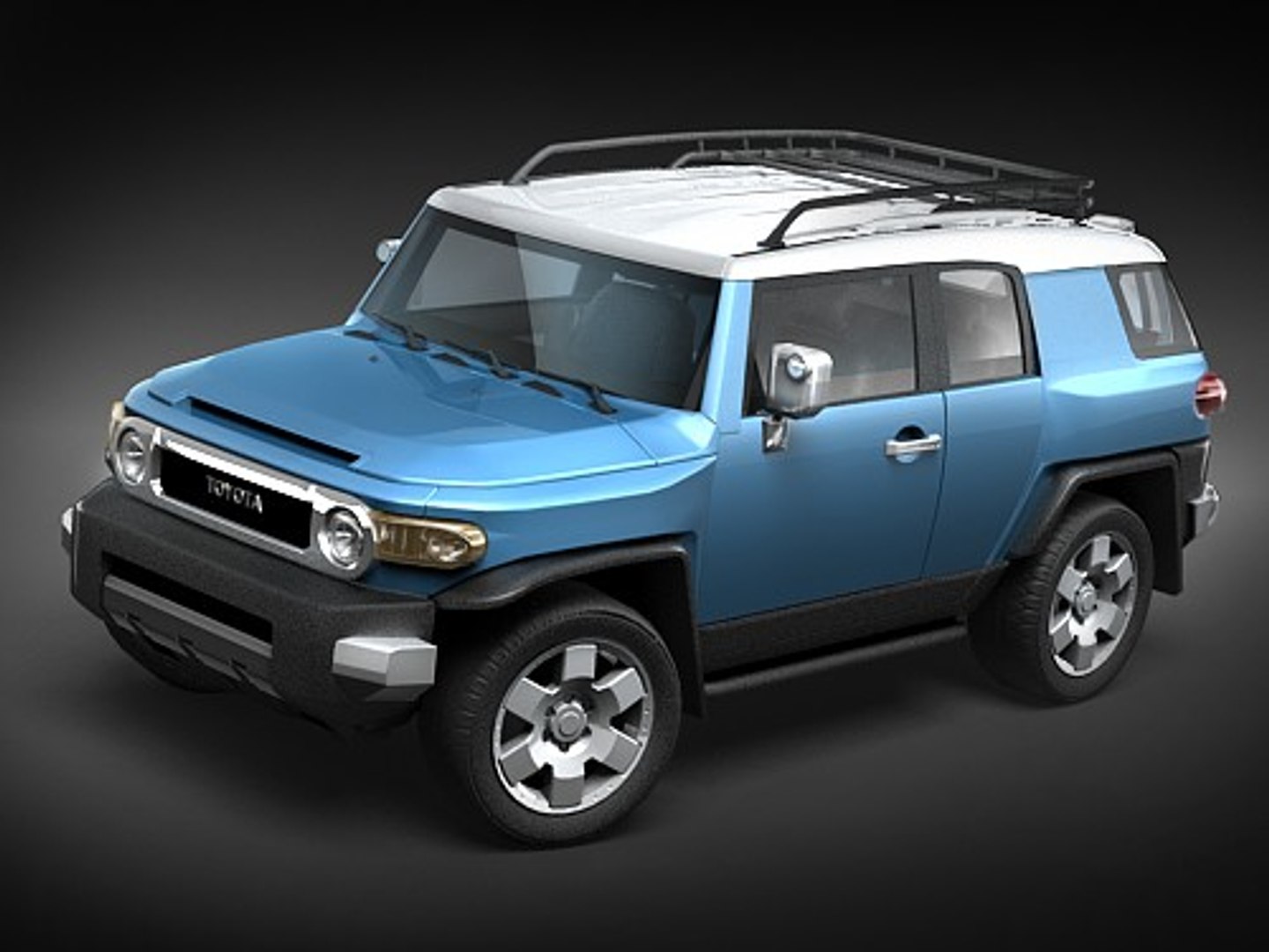 Toyota Fj Cruiser Suv 3d Model