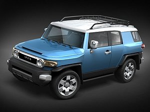 toyota fj cruiser suv 3d model