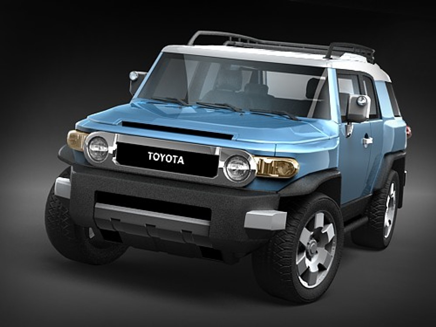 Toyota Fj Cruiser Suv 3d Model
