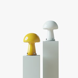 3D Vintage table lamp 02 model