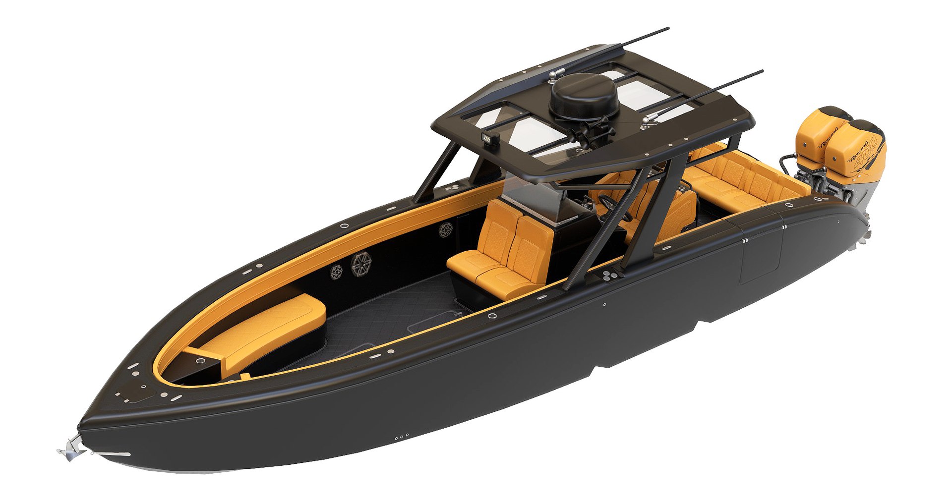 Motorboat 3D Model - TurboSquid 2290405