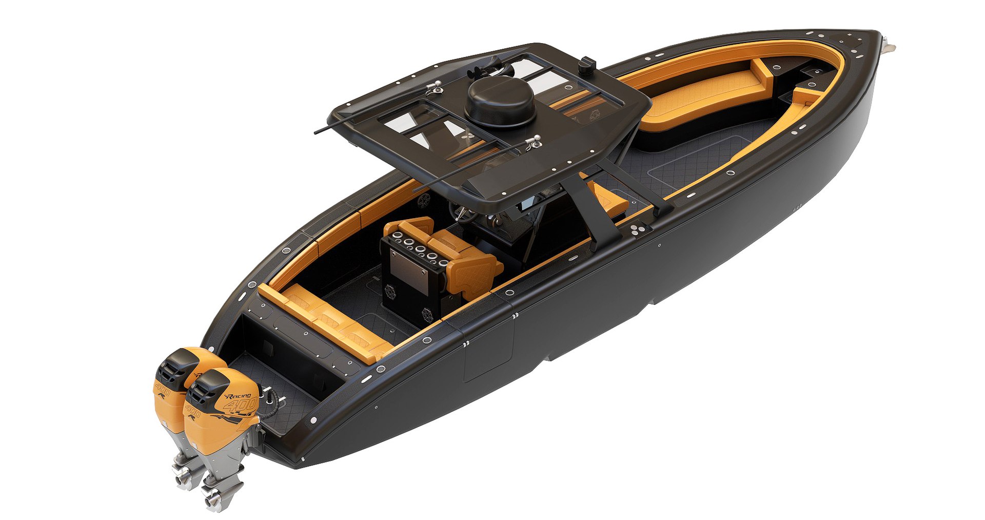 Motorboat 3D Model - TurboSquid 2290405