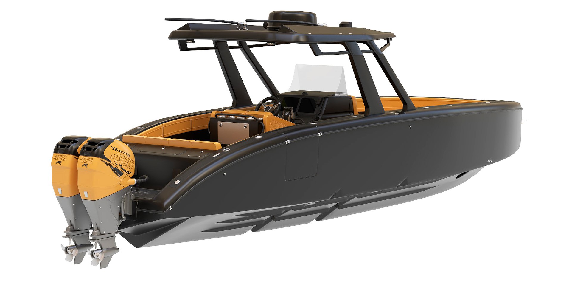 Motorboat 3D Model - TurboSquid 2290405
