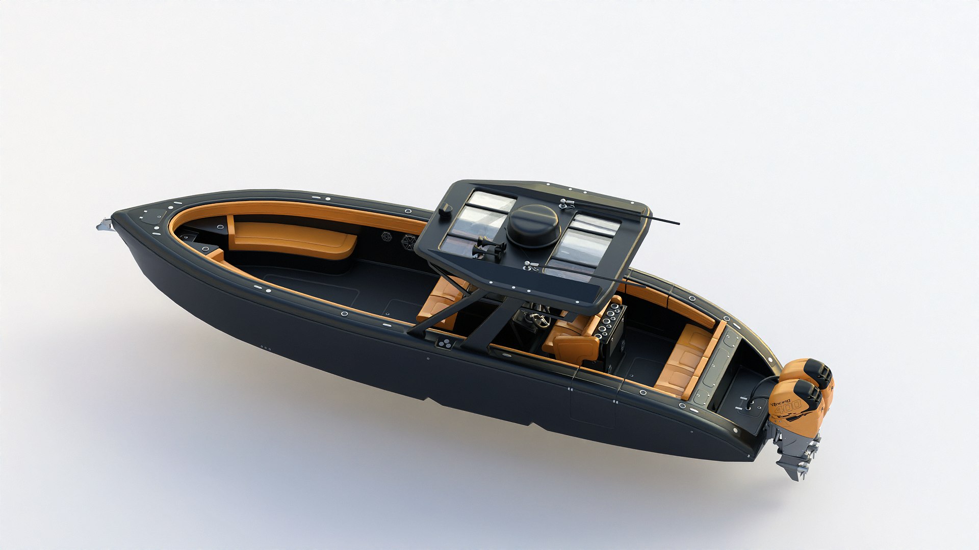 Motorboat 3D Model - TurboSquid 2290405