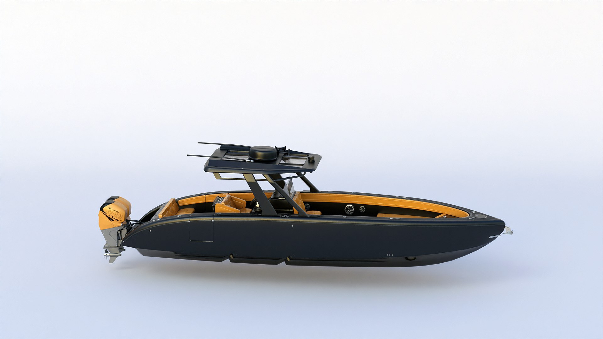 Motorboat 3D Model - TurboSquid 2290405
