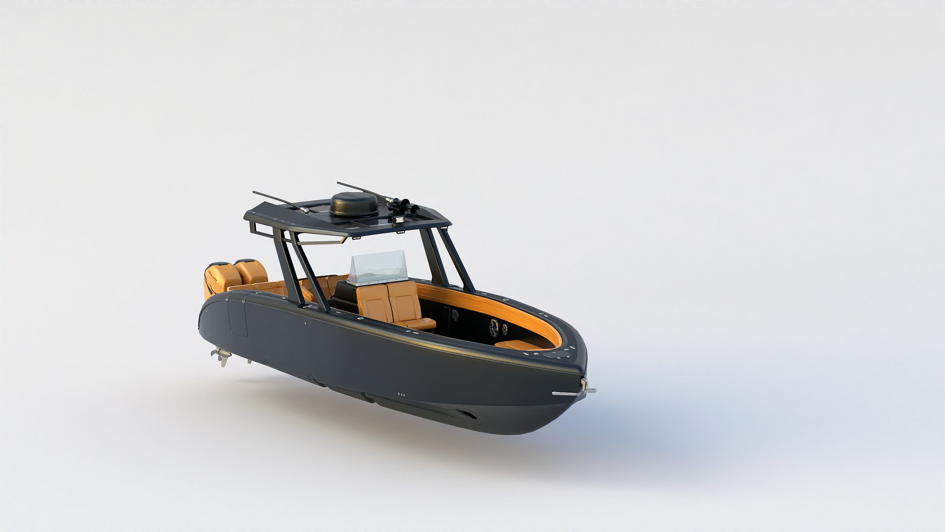 Motorboat 3D Model - TurboSquid 2290405