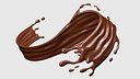 Chocolate Liquid Splash 013
