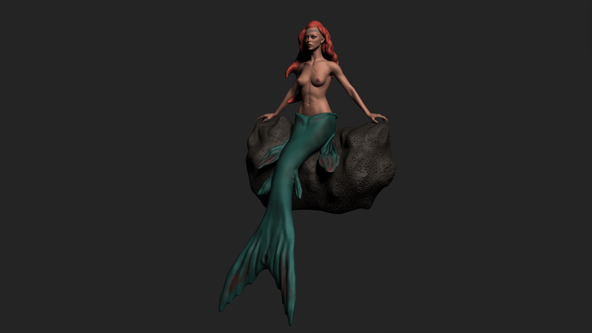 3D Mermaid Model - TurboSquid 2279119