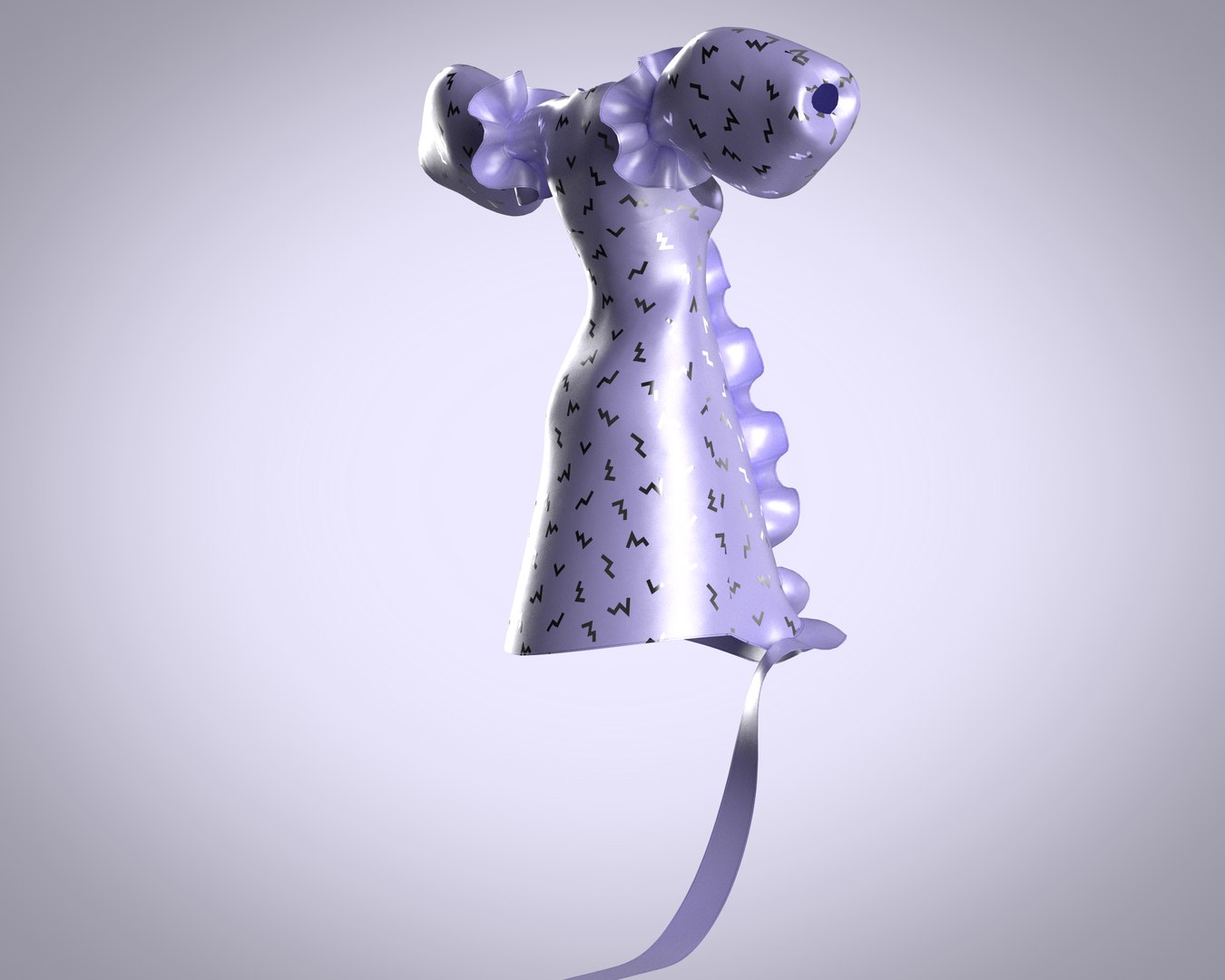 Ladies Puffy Party Dress With Genesis 8 3D Model - TurboSquid 2129064
