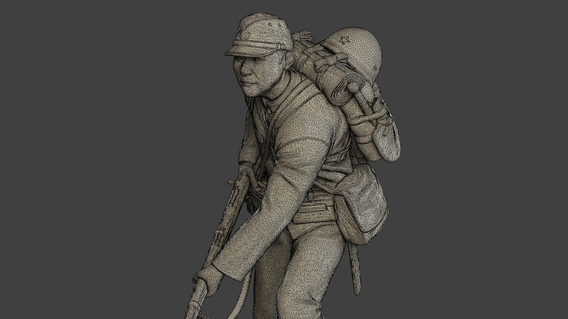 Japanese Soldier Ww2 J1 Pack2 3d Model - Turbosquid 1892147