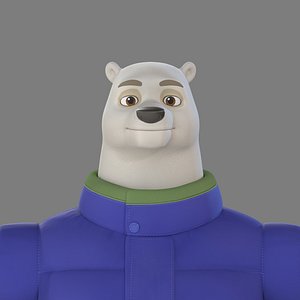 cartoon PolarBear model