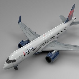 delta airlines airbus a220-300 model