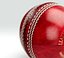 3D model Cricket Ball Red