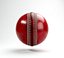 3D model Cricket Ball Red