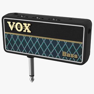 Guitar Bass Headphone Amplifier VOX 3D model