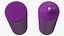 Lit Dome Top Altar Pillar Candle Purple