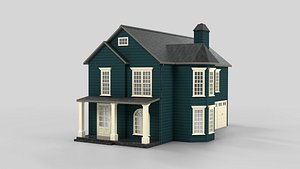 Neighborhood House 19T3 3D model